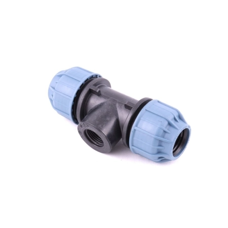 Trójnik PE 25-3/4"gw AL